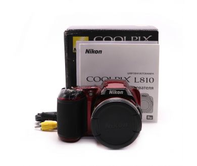 Компактный Nikon Coolpix L810 в упаковке