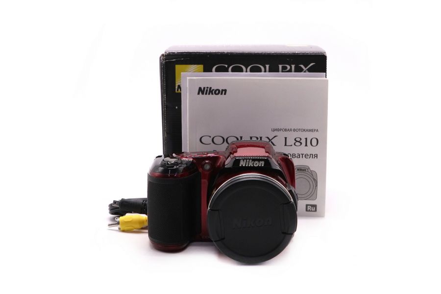 Компактный Nikon Coolpix L810 в упаковке