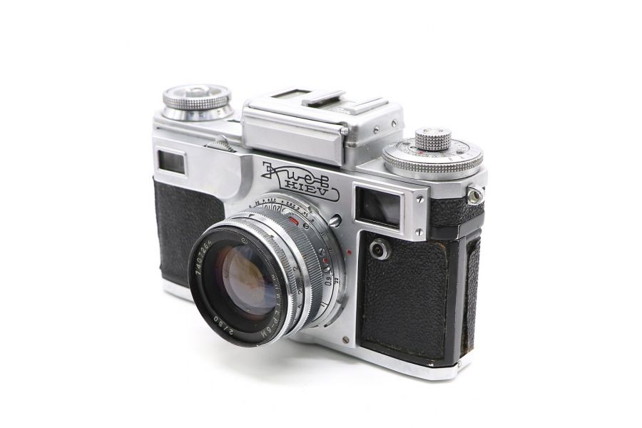 Плёночный советский фотоаппарат Киев 4 + Юпитер-8М