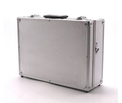 Кейс алюминиевый silver с замком и ключами