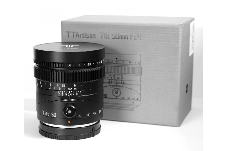 Объектив TTartisan 50mm F1.4 Tilt Full Frame для Sony E