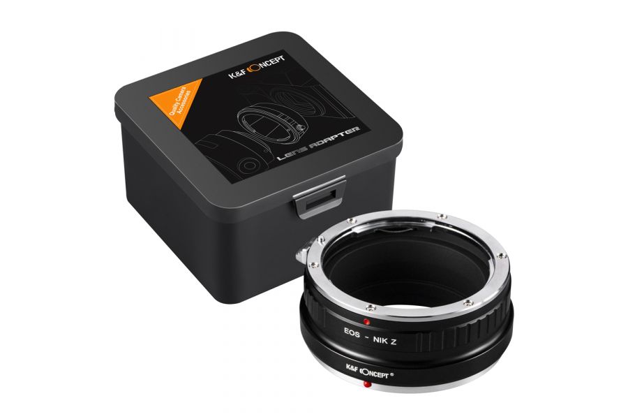 Переходник Canon EOS / EF - Nikon Z K&F Concept с ручной фокусировкой