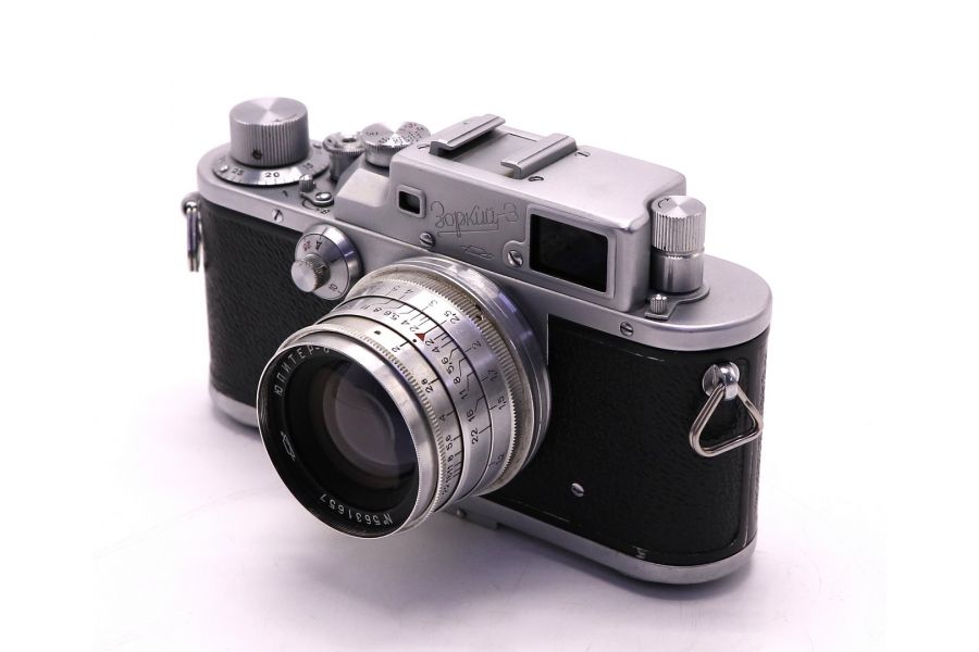 Фотоаппарат пленочный Зоркий-3 с Юпитер-8 (СССР)