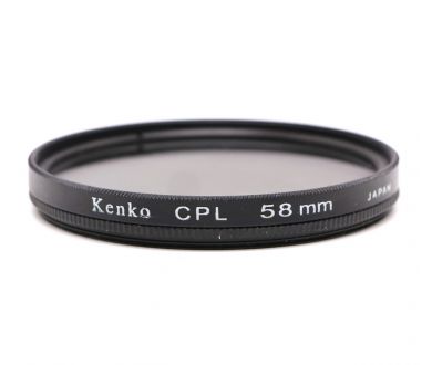 Поляризационный светофильтр Kenko СPL 58mm для объектива