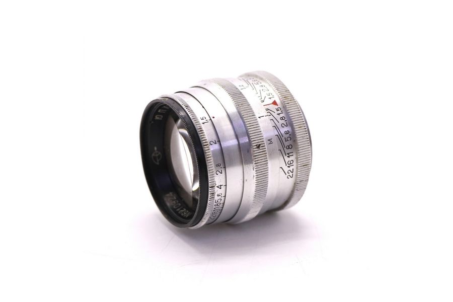 Объектив Юпитер-3 50mm f/1.5 П silver М39