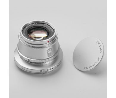 Объектив TTartisan 35mm F1.4 APS-C for Fujifilm Серебро