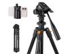 Штатив K&F Concept KF09.115 K234A0 + видеоголова + зажим