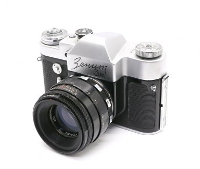 Фотокамера Зенит 3М + Гелиос-44 (СССР, 1963)