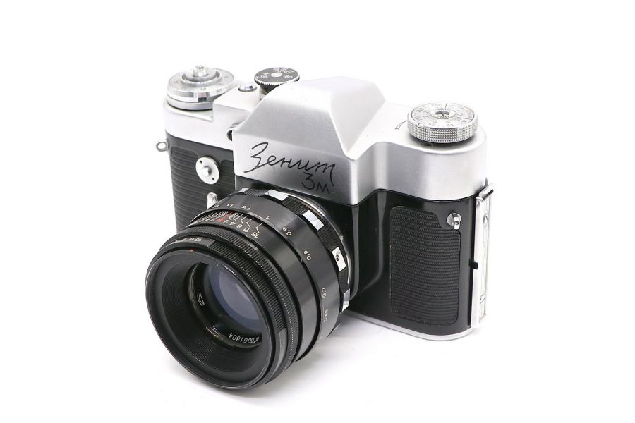 Фотокамера Зенит 3М + Гелиос-44 (СССР, 1963)
