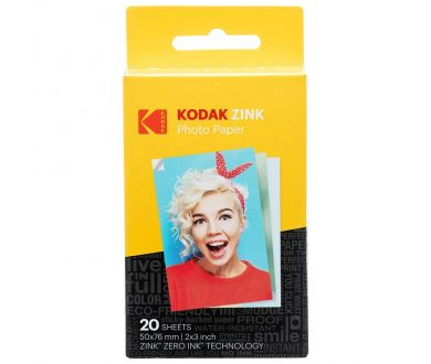 Фотобумага Kodak 2''x3'' Premium Zink (20 листов) глянцевая, водостойкая