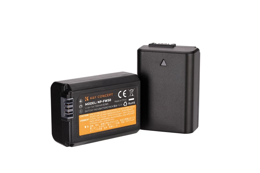 Аккумулятор NP-FW50 K&F Concept 1100mAh KF28.0015V3