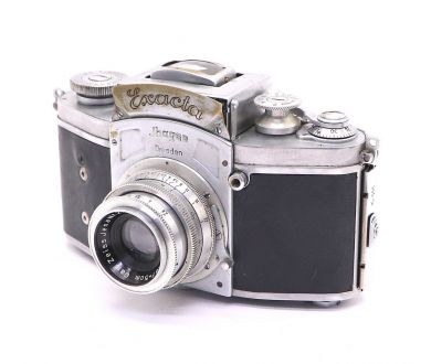 Exakta Jhagee Dresden + Tessar 2.8/50mm