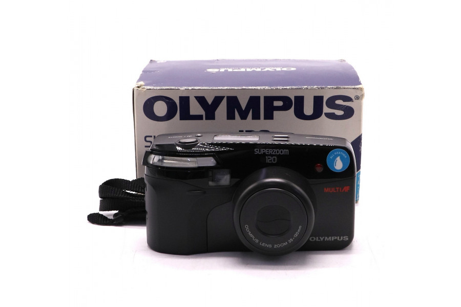 Фотокамера Olympus Superzoom 120 в упаковке