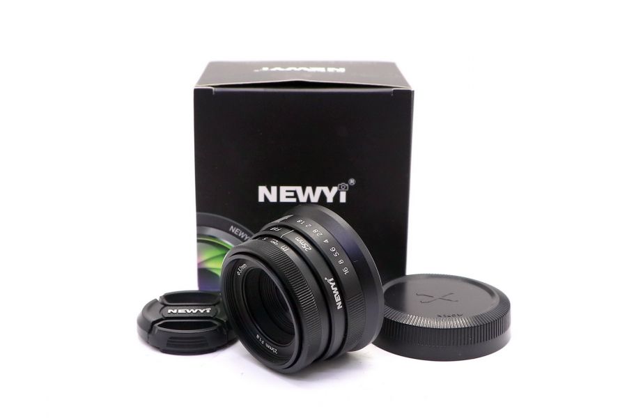 Объектив Newyi 25mm F1.8 II для Fujifilm FX Черный