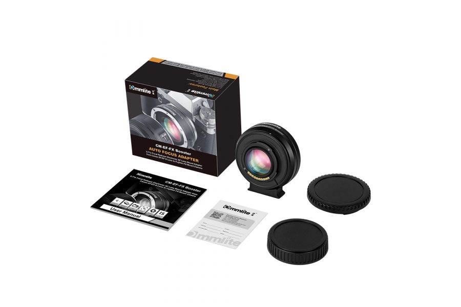 Переходное кольцо Commlite CM- EF-FX Booster с автофокусировкой