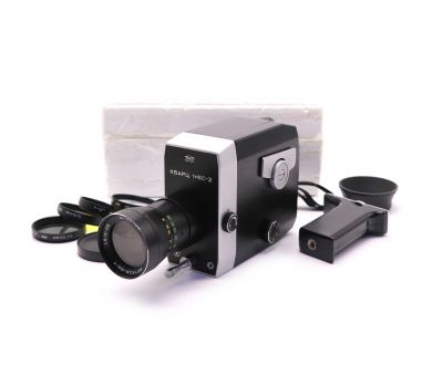 Кинокамера Кварц 1х8С-2 в упаковке (СССР, 1990)