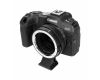 Переходник JJC Canon EOS на Canon RF автофокусный, черный, металлический