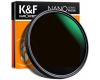 Светофильтр K&F Concept Nano-X None-Cross ND32-ND512 62mm