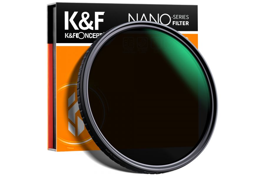 Светофильтр K&F Concept Nano-X None-Cross ND32-ND512 72mm для объектива