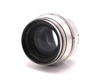 Объектив мануальный Юпитер-8 2/50 silver (СССР)