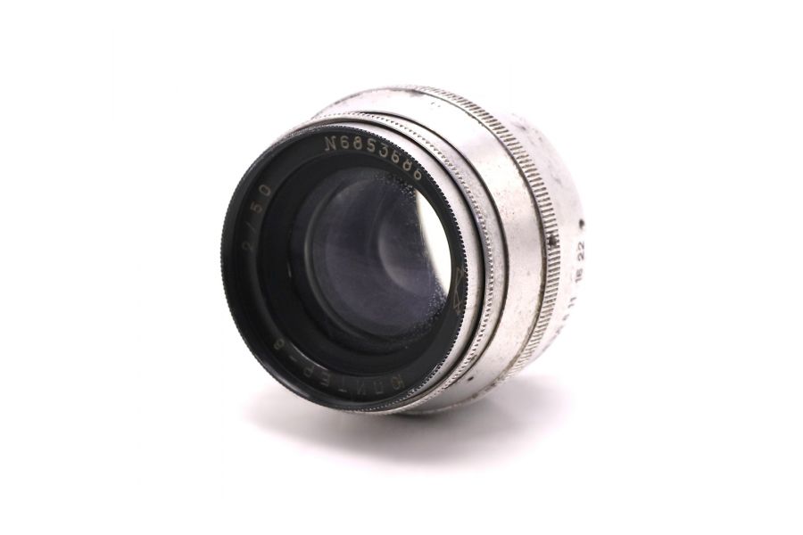 Объектив мануальный Юпитер-8 2/50 silver (СССР)