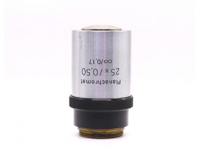 Объектив микроскопа Carl Zeiss Jena Planachromat 25x