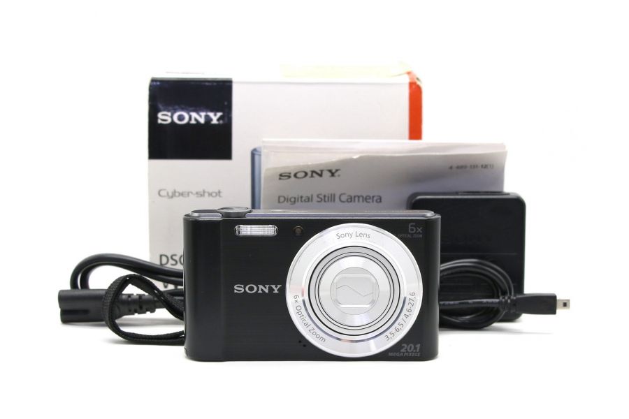 Компактный Sony Cyber-shot DSC-W810 в упаковке