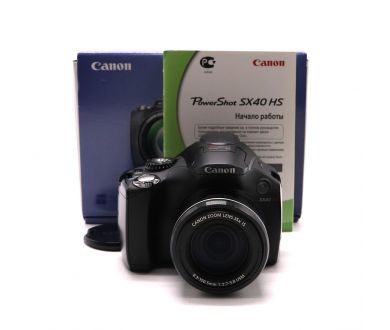 Фотоаппарат Canon PowerShot SX40 HS в упаковке