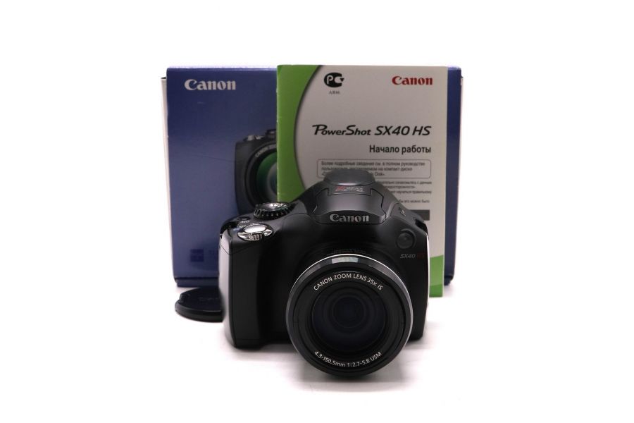 Фотоаппарат Canon PowerShot SX40 HS в упаковке