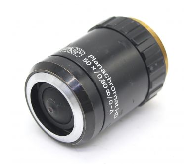 Объектив микроскопа Carl Zeiss Jena Planachromat HD 50x/0,80
