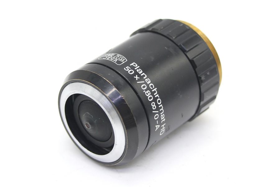 Объектив микроскопа Carl Zeiss Jena Planachromat HD 50x/0,80