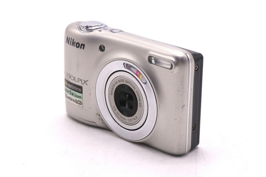 Фотокамера компактная Nikon Coolpix L25 серебристая