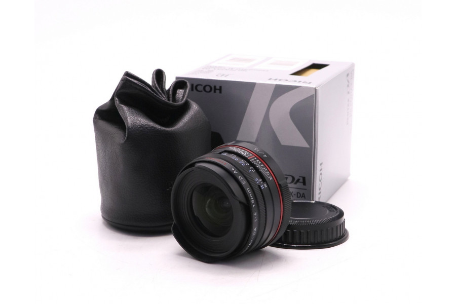 Pentax-DA 15mm f/4 ED AL Limited HD в упаковке