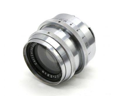Объектив Biotar 2/5.8cm Carl Zeiss Jena Exakta silver