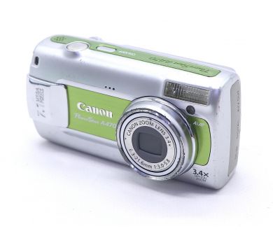 Компактный фотоаппарат Canon PowerShot A470 салатовый