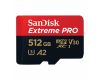 Карта памяти SanDisk 512GB Extreme Pro MicroSDXC 200/140 MB/s A2 V30 UHS-I U3