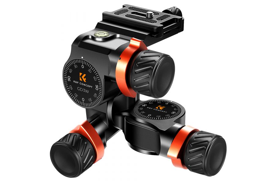 Штативная голова K&F Concept GD-3W Gear KF31.047