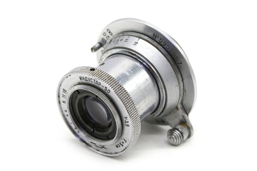 Объектив Индустар-50 3,5/50mm тубусный (СССР)