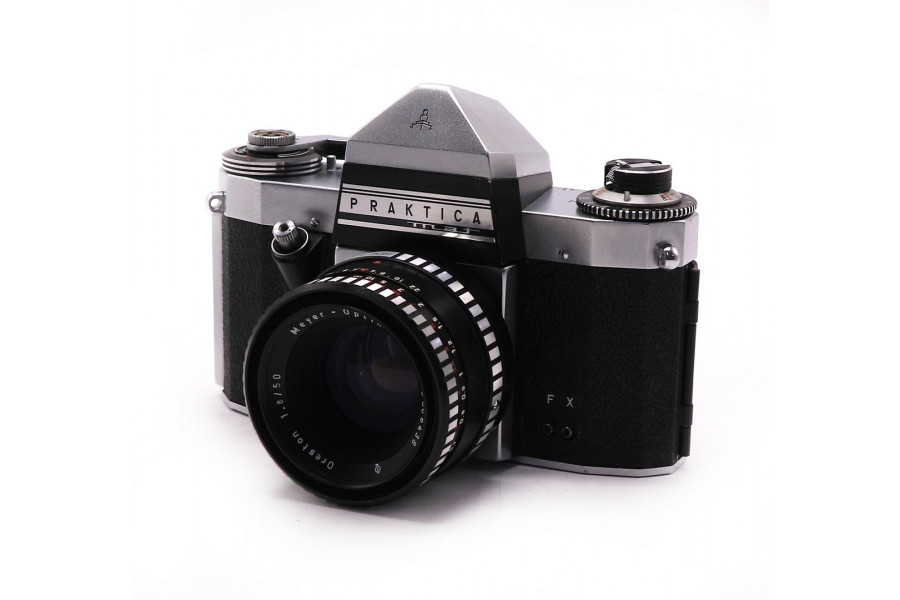 Камера Praktica MAT + Meyer-Optik Görlitz Oreston 1.8/50