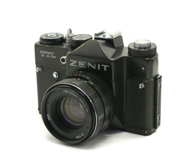 Советский фотоаппарат Зенит ТТЛ black kit (КМЗ)