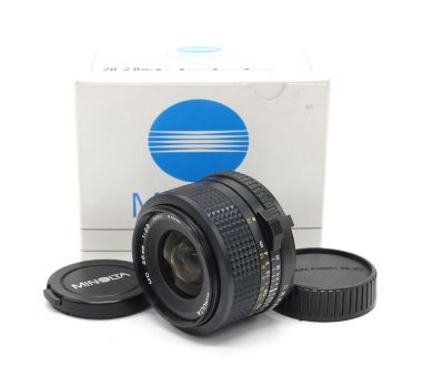 Объектив Minolta MD 28mm f/2.8 в упаковке