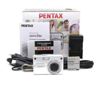 Фотоаппарат компактный Pentax Optio S5Z в упаковке