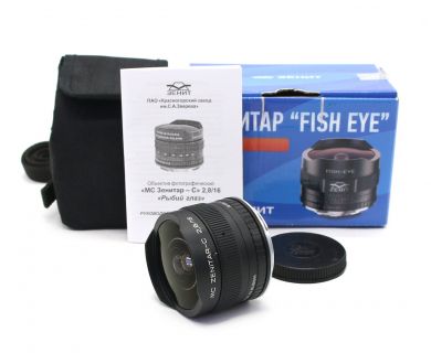 Зенитар-С МС / MC Zenitar-C 2,8/16 Fish-eye Canon EF в упаковке