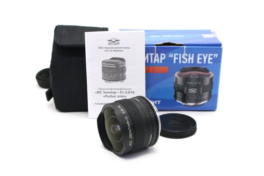 Зенитар-С МС / MC Zenitar-C 2,8/16 Fish-eye Canon EF в упаковке