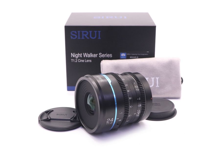 Объектив Sirui Nightwalker 24mm T1.2 S35 в упаковке