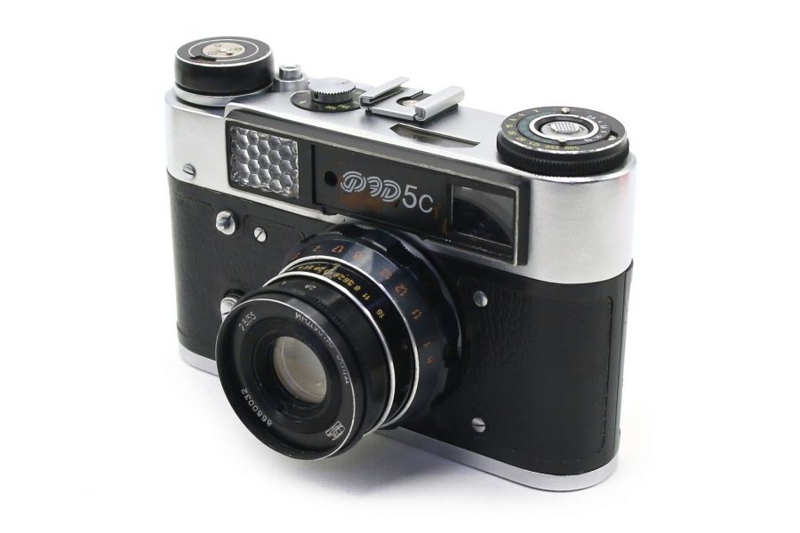 Советский фотоаппарат Фэд 5С + Индустар-61л/д