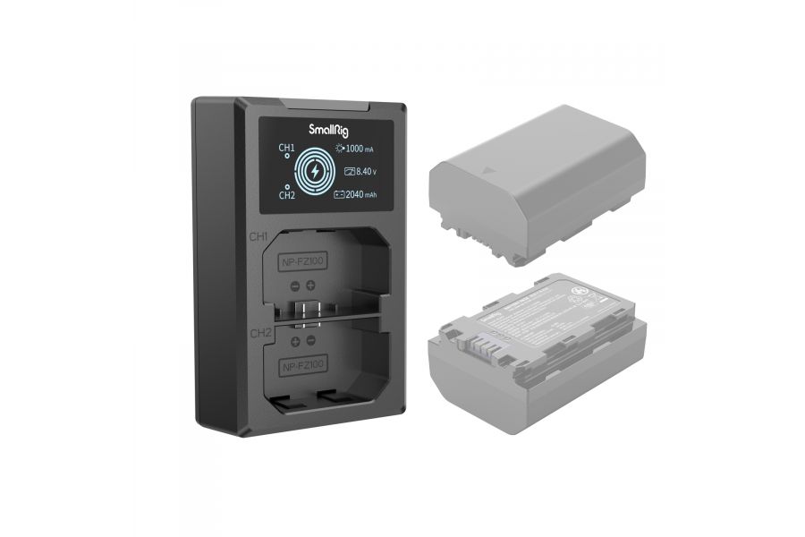 Зарядное устройство SmallRig 4087 для NP-FZ100 с ЖК-дисплеем