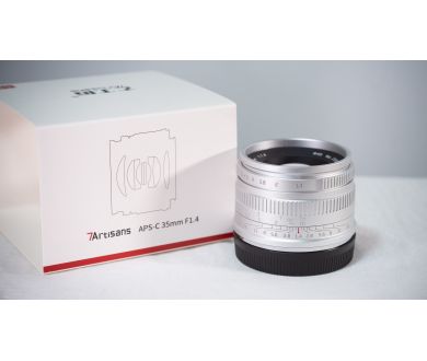 Объектив 7Artisans 35mm f/1.4 APS-C Sony E Серебро