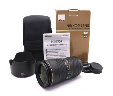 Зум-объектив Nikon 24-70mm f/2.8E ED VR AF-S Nikkor в упаковке