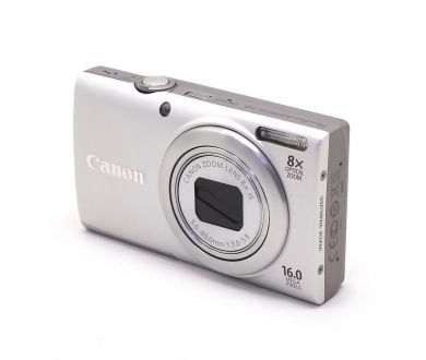 Фотоаппарат серебристый Canon PowerShot A4000 IS